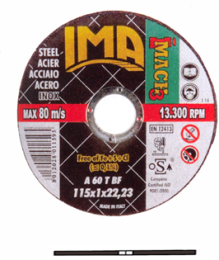 DISCHI IMACH3 FERRO 115X1,0