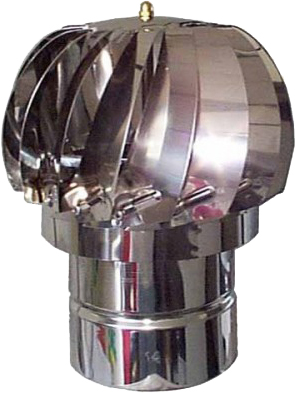 CAPPELLI EOLICI INOX D.CM.12