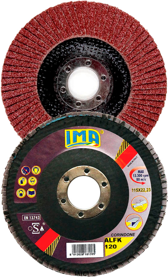 DISCHI LAMEL.S/FIBRA 115 GR100