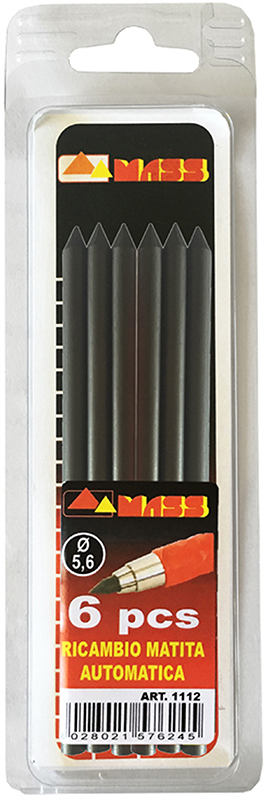 MINE X MATITE AUT.5,6 GRAF.6PZ
