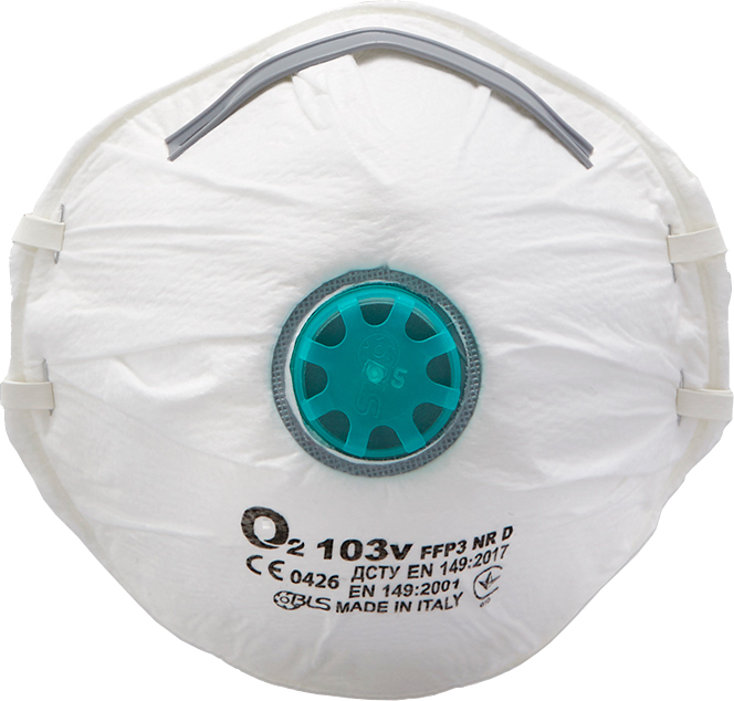 MASCHERE BLS O2 103V FFP3 C/V