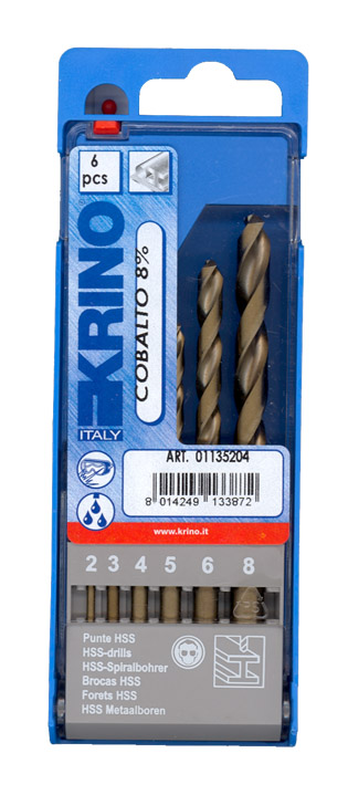SERIE PUNTE HSS COBALTO    6PZ