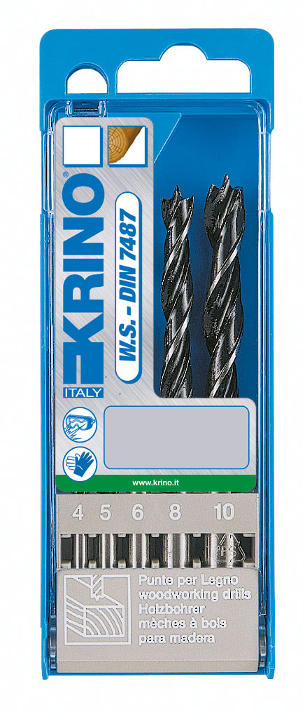 SERIE PUNTE ELIC.X LEGNO   5PZ