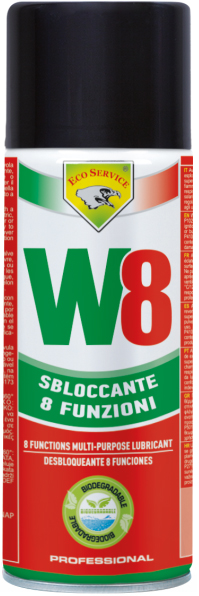 LUBRIF.SPRAY W8 FUNZ.   ML.400