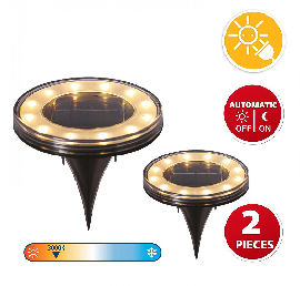LAMP.LED SOLARI SPK16 TERR.2PZ