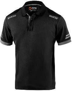 POLO S.TECH NERO GRIGIO L