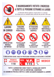 S.CANTIERE 21 AVVISI   100X140